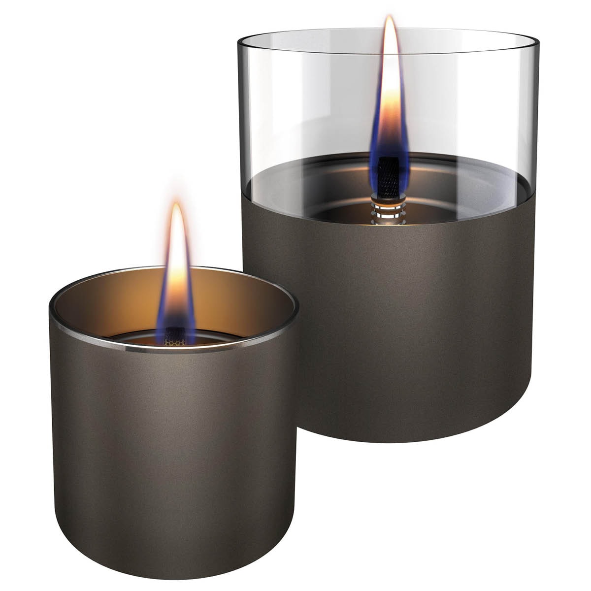 Lilly Bordslykta Presentset 8 cm + 10 cm  Gun Metal
