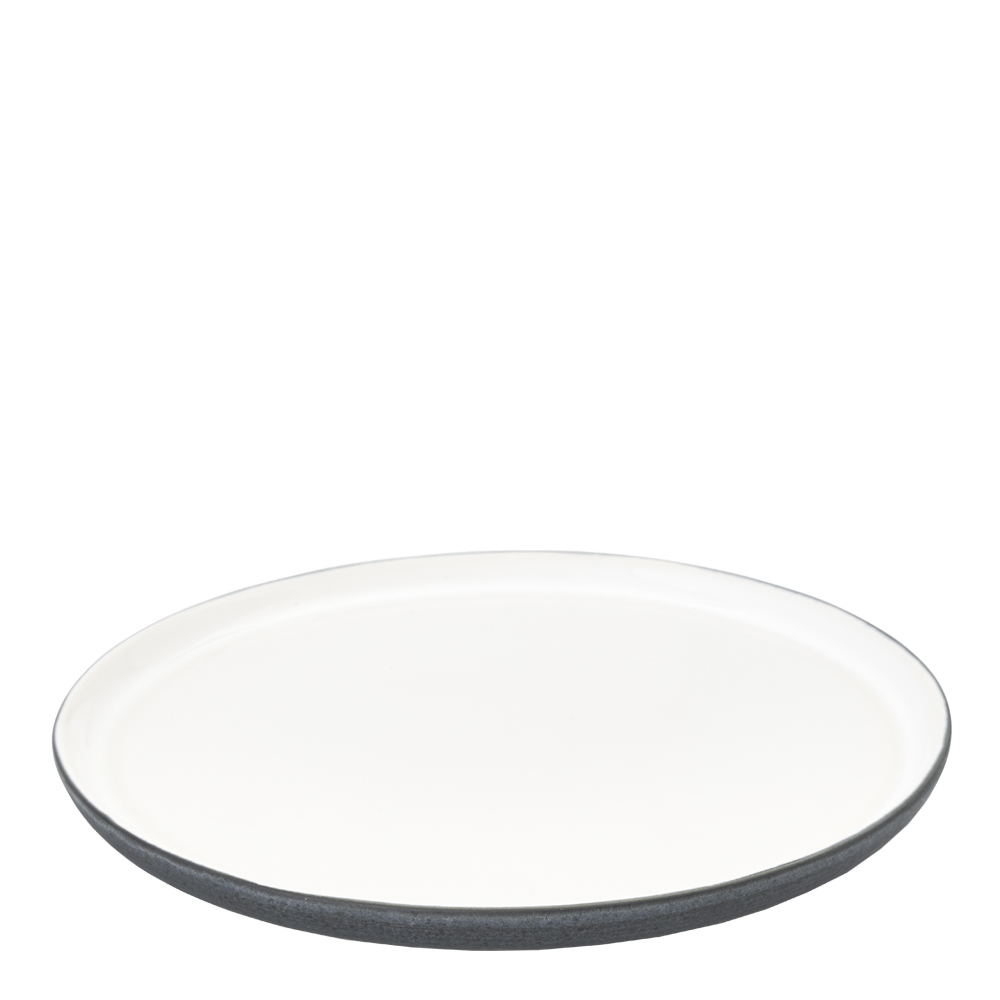 Kontrast Tallrik 21,5 cm  Mörkgrå