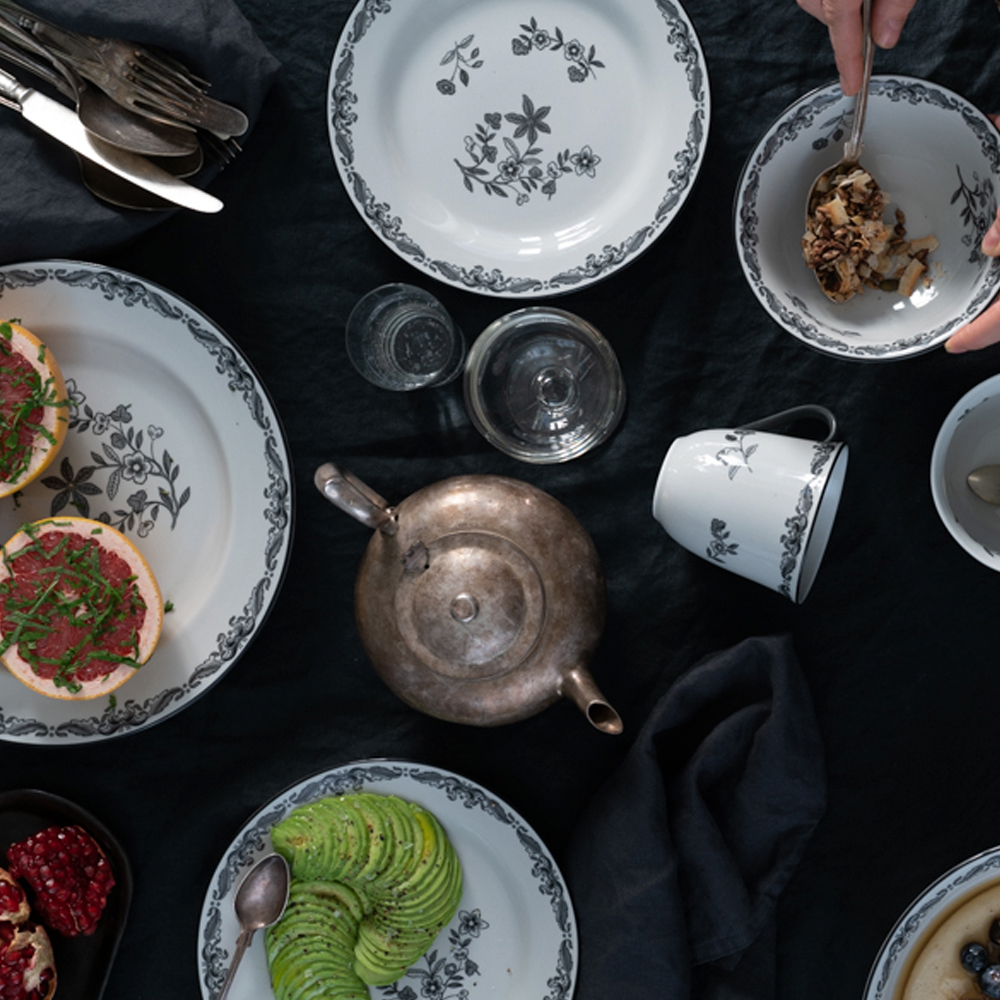 Ostindia Svart Skål 50 cl