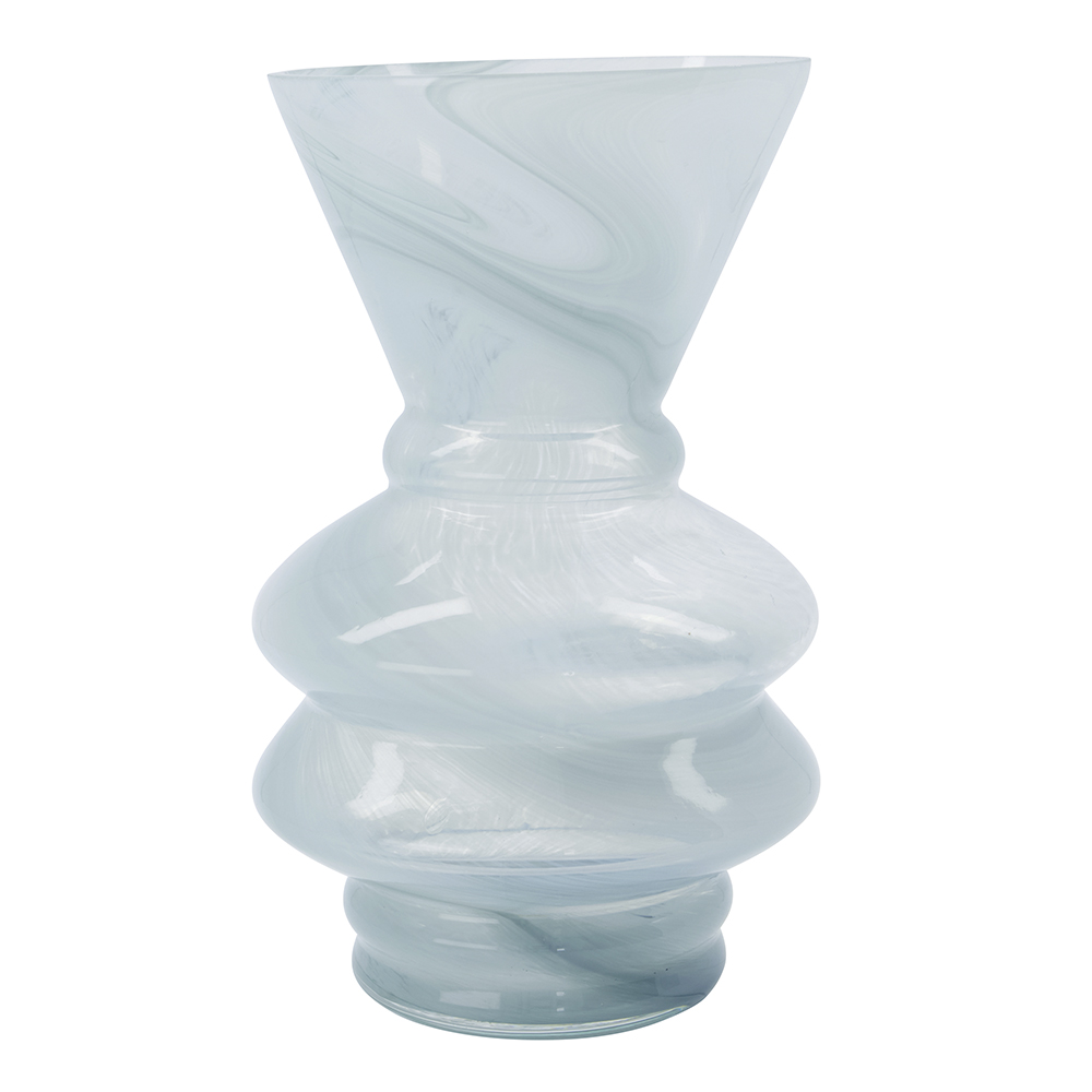 Viel Vas 25x16 cm Isblå