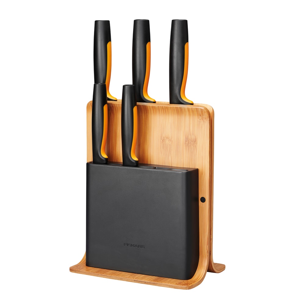 Functional Form Knivblock med 5 knivar Bambu