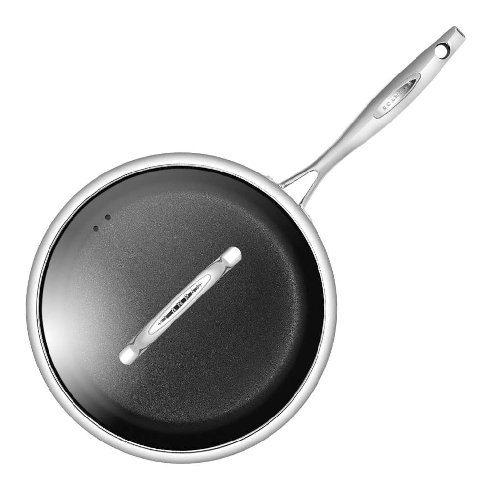 HaptIQ Traktörpanna med Lock 28 cm Rostfri