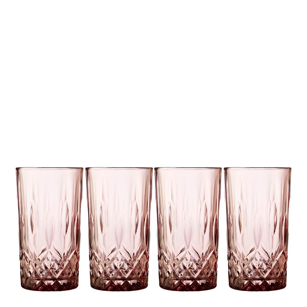 Sorrento Highball 38 cl 4-pack Rosa