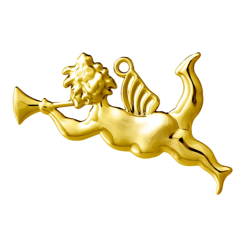 Trumpet Ängel 6,5 cm Guld