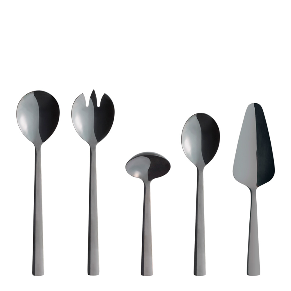 Raw Serveringset 5 delar Svart