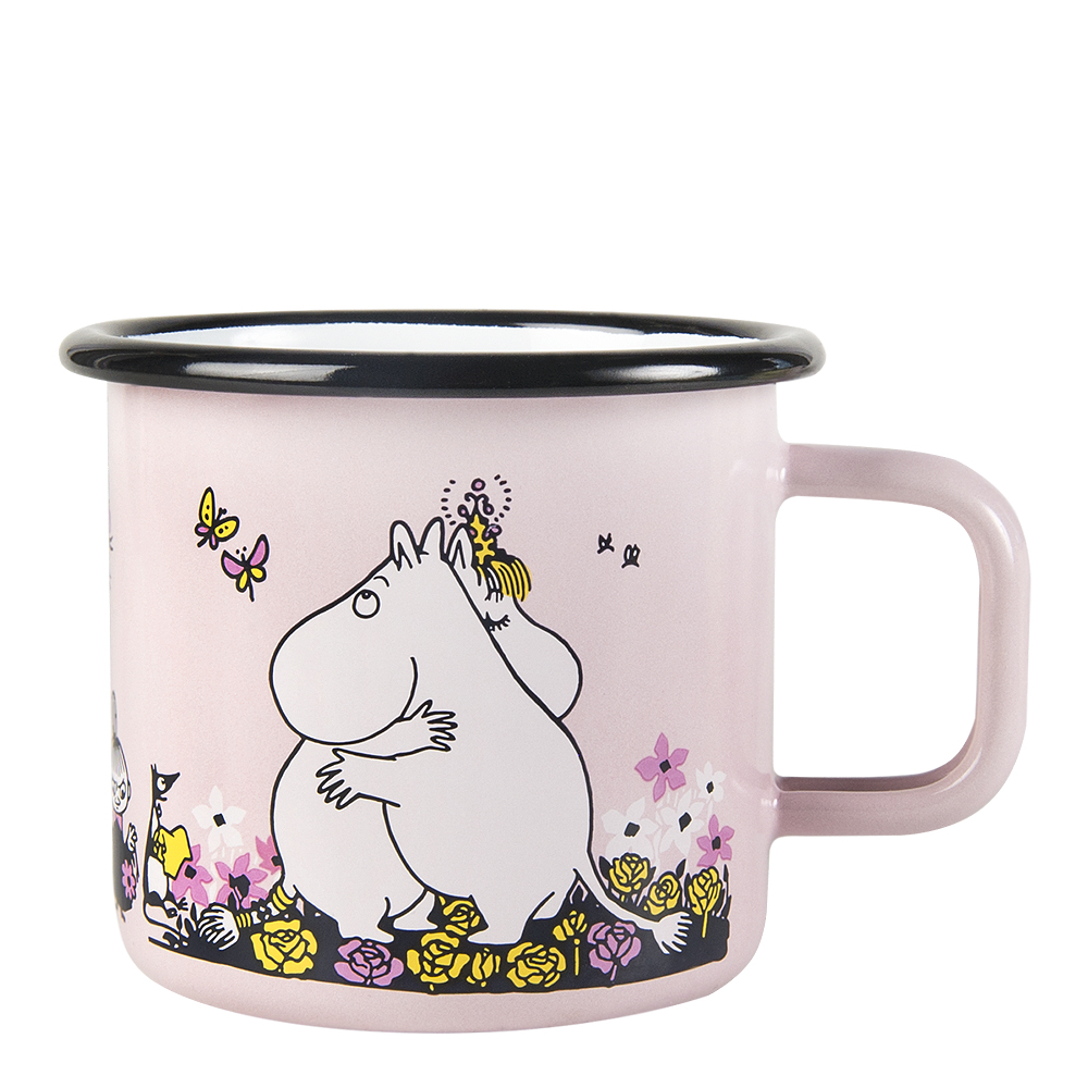 Mumin Emaljmugg Krama Mig 37 cl Rosa