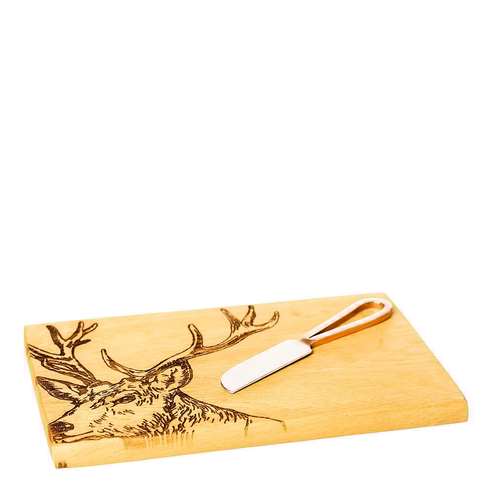 Ostbräda Ek med Kniv Hjort