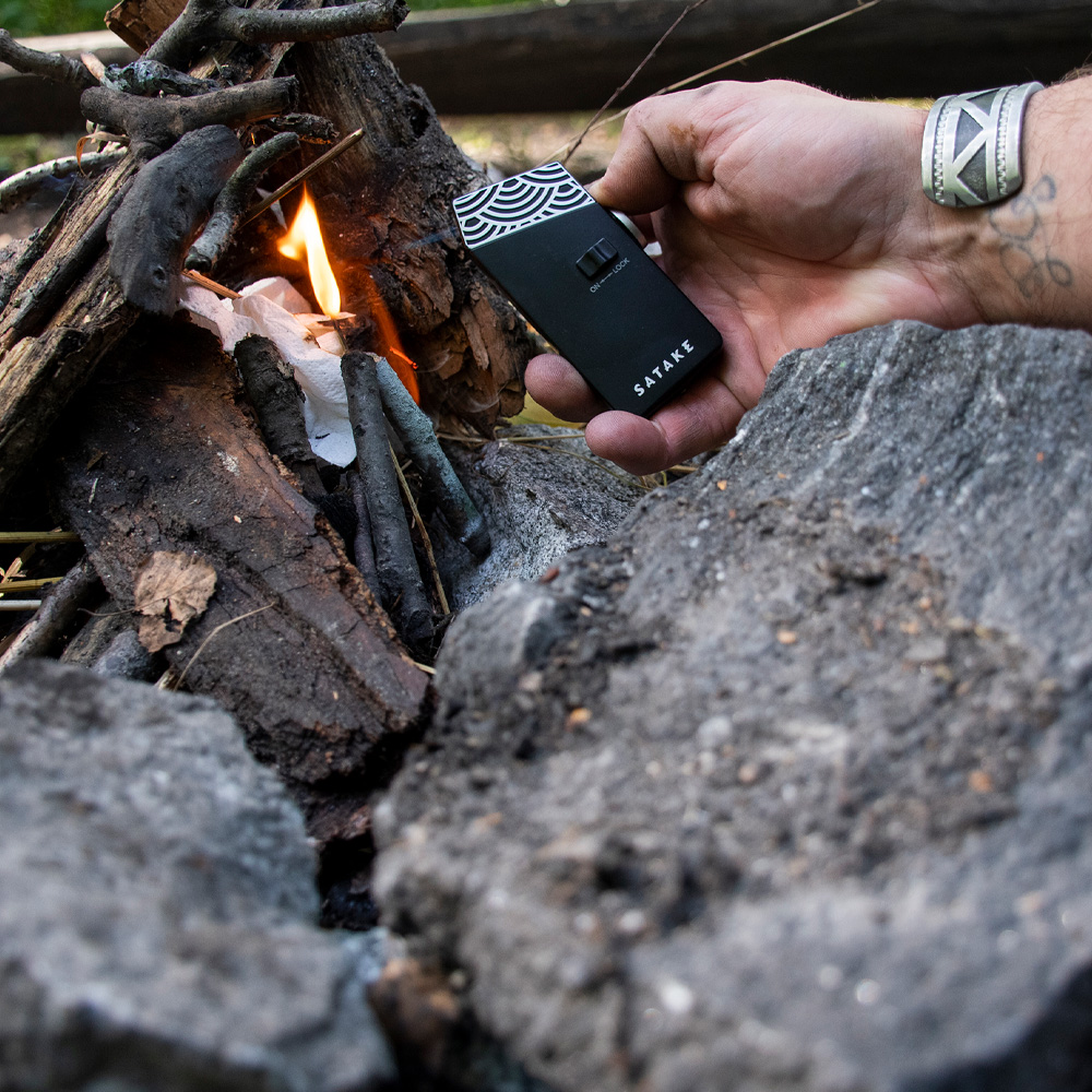Outdoor Stormtändare Svart