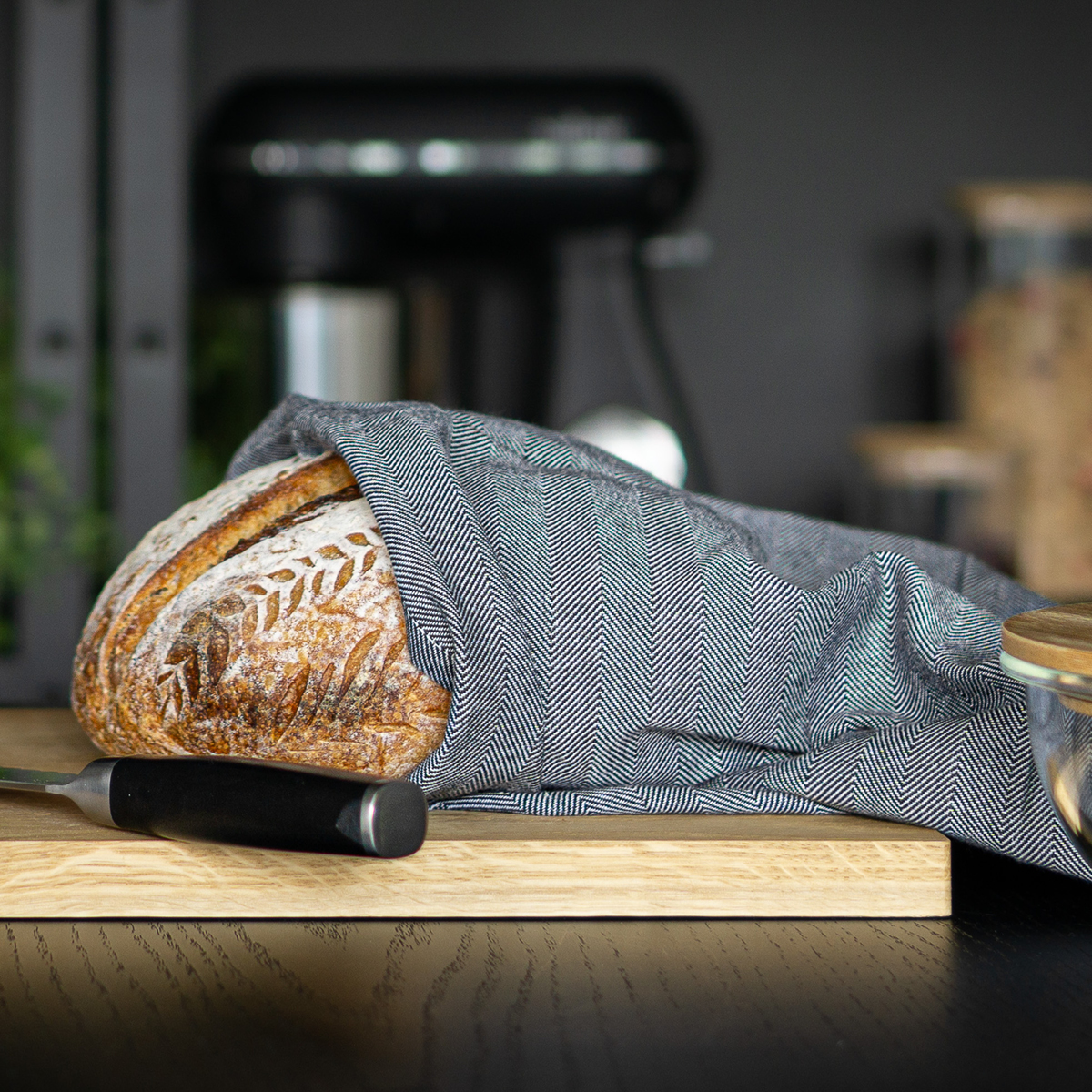 Home Kökshandduk 50x70 cm 2-pack Grå