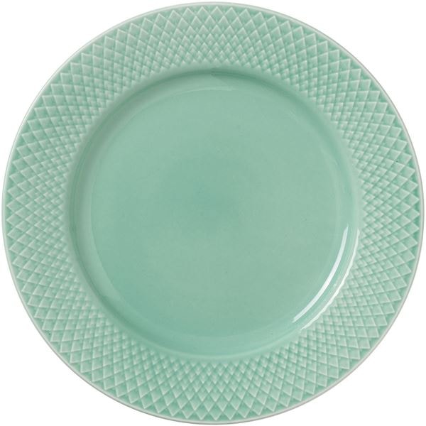 Rhombe Color Tallrik 21 cm Aqua