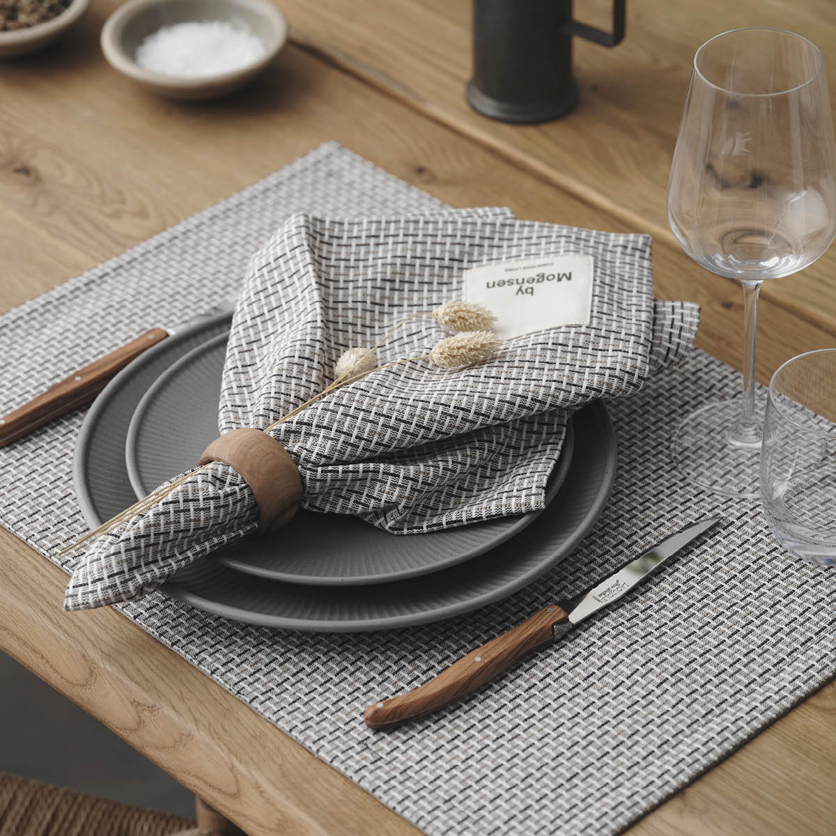 Tygservett 55x55 cm Dubby