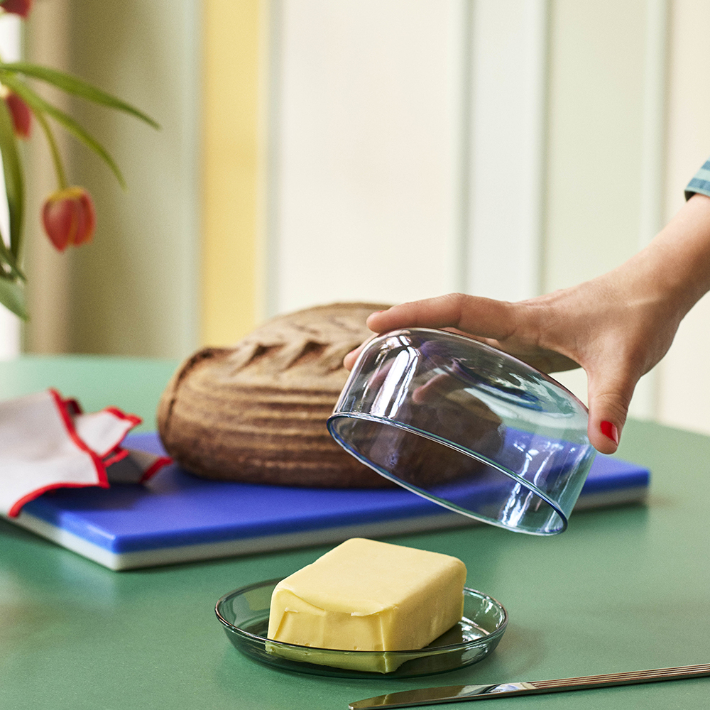 Half & Half Skärbräda 38x25 cm Blå