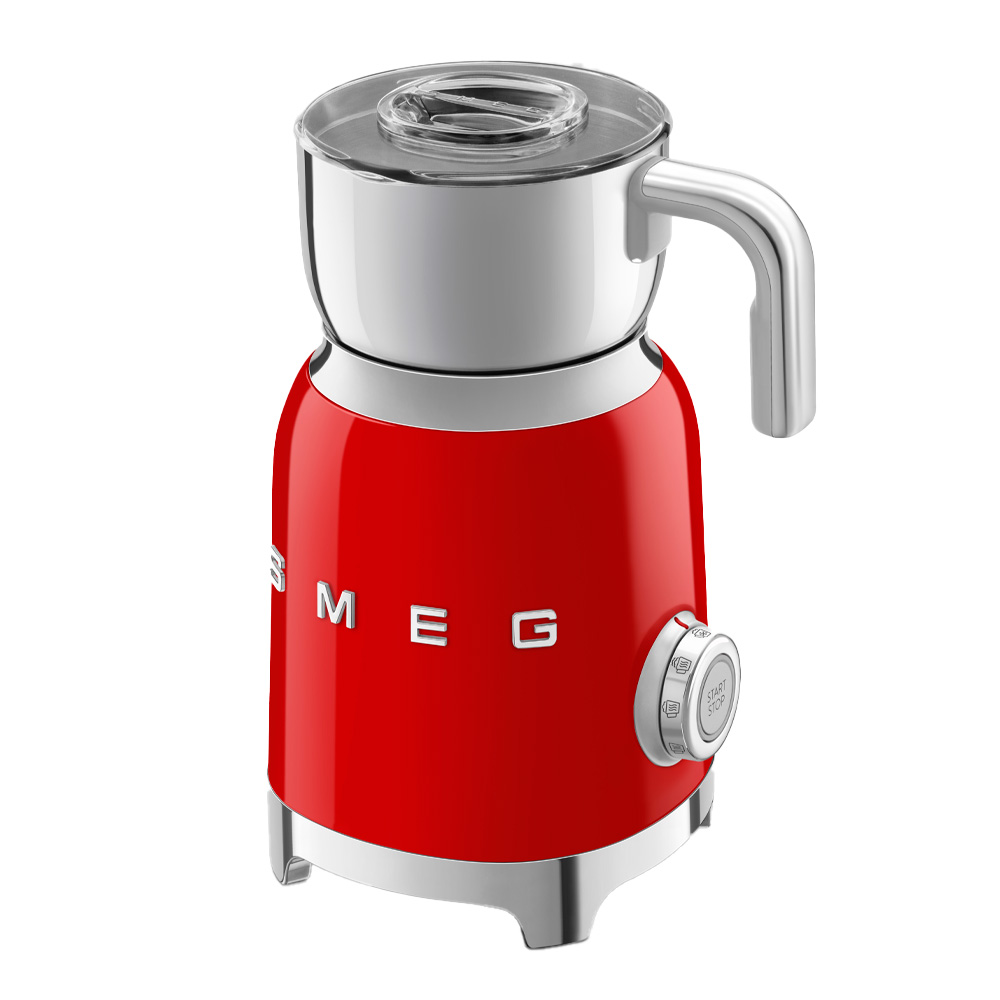 Smeg Mjölkskummare Röd