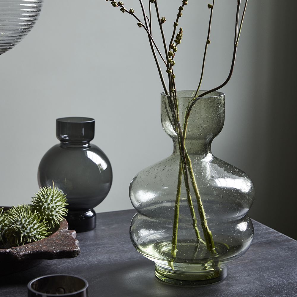 Organi Vas 35x24 cm Grön