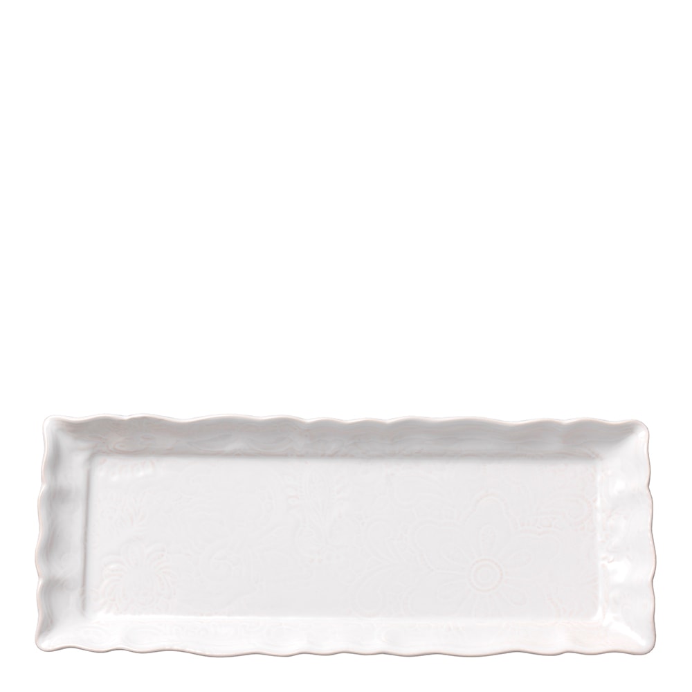 Arabesque Serveringsfat 33x13 cm White