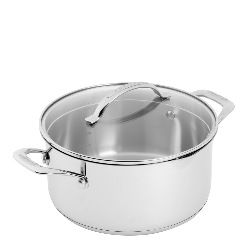 STS Gryta med lock 4,8 L Rostfri