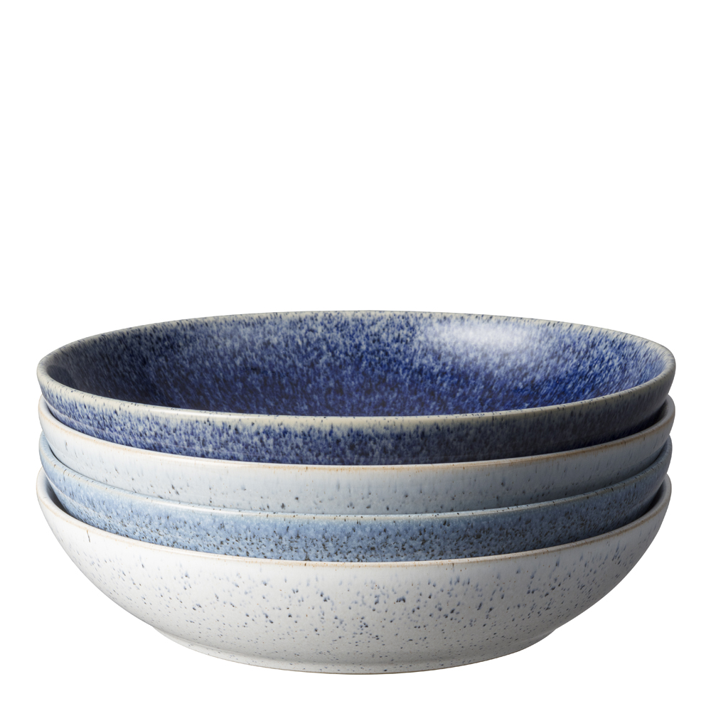 Studio Pastaskål 4-pack Blå
