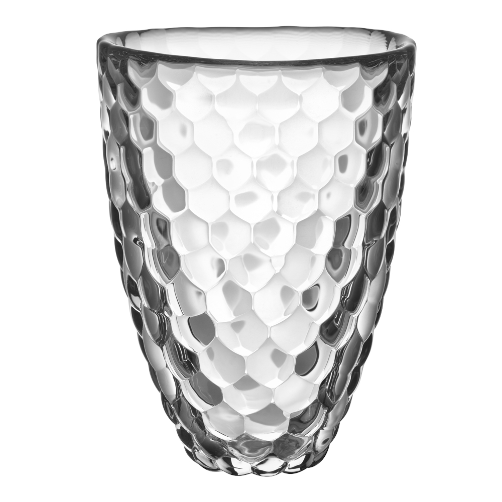 Hallon Vas 16 cm Klar