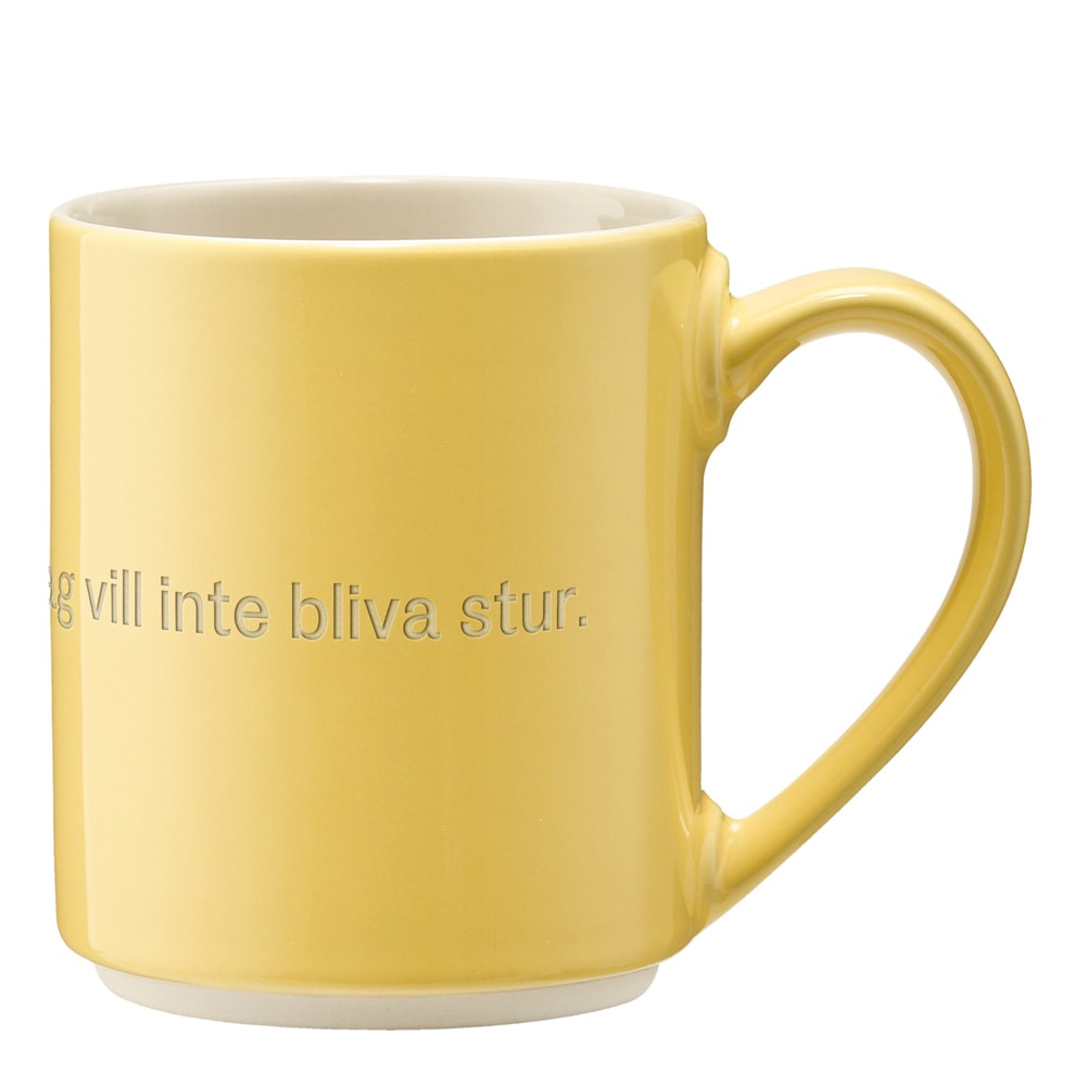 Mugg Gul - Fina lilla krumelur�?35 cl Gul