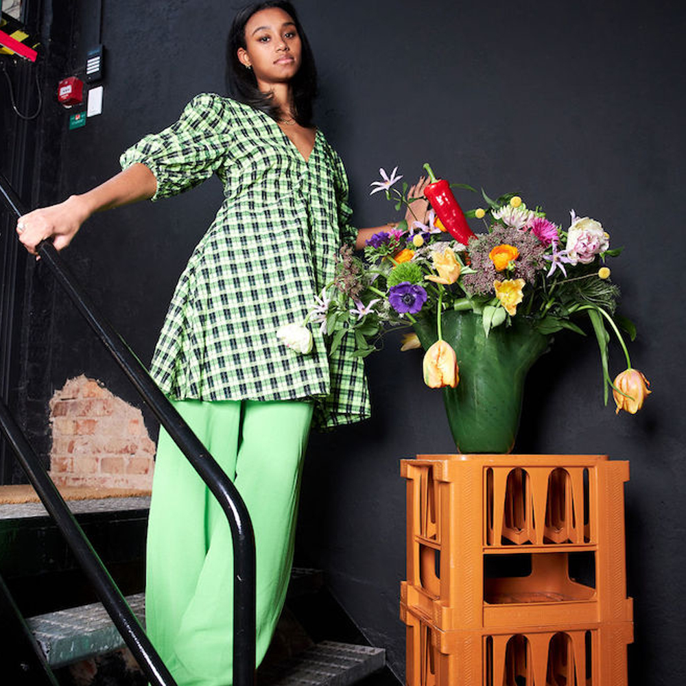 Tiggy Vas 30 cm Grön