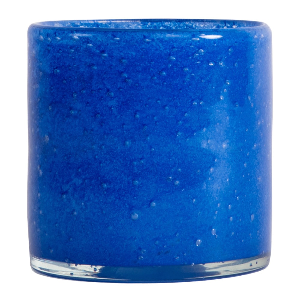 Calore Ljuslykta 10x10 cm Blå