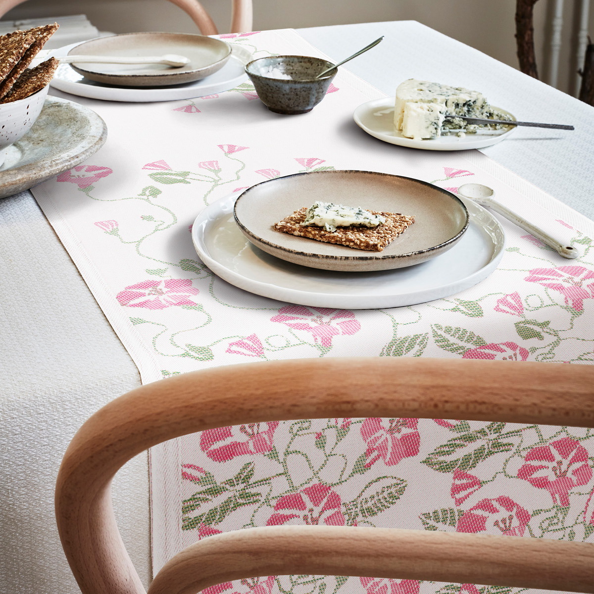 Åkervinda Bordslöpare 35x120 cm Rosa