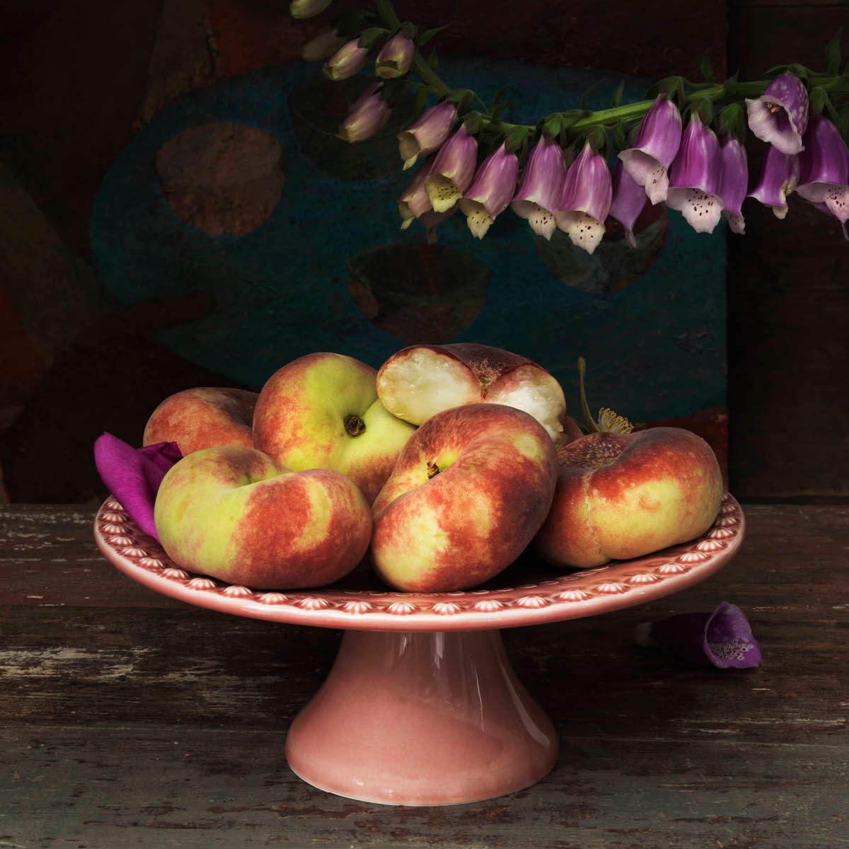 Daisy Tårtfat 22 cm Rose