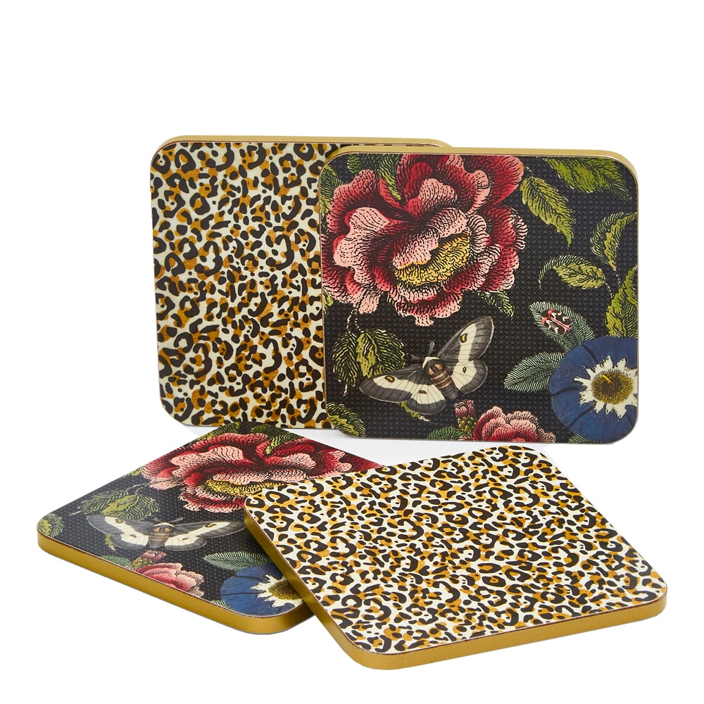 Creatures of Curiosity Glasunderlägg 4-pack