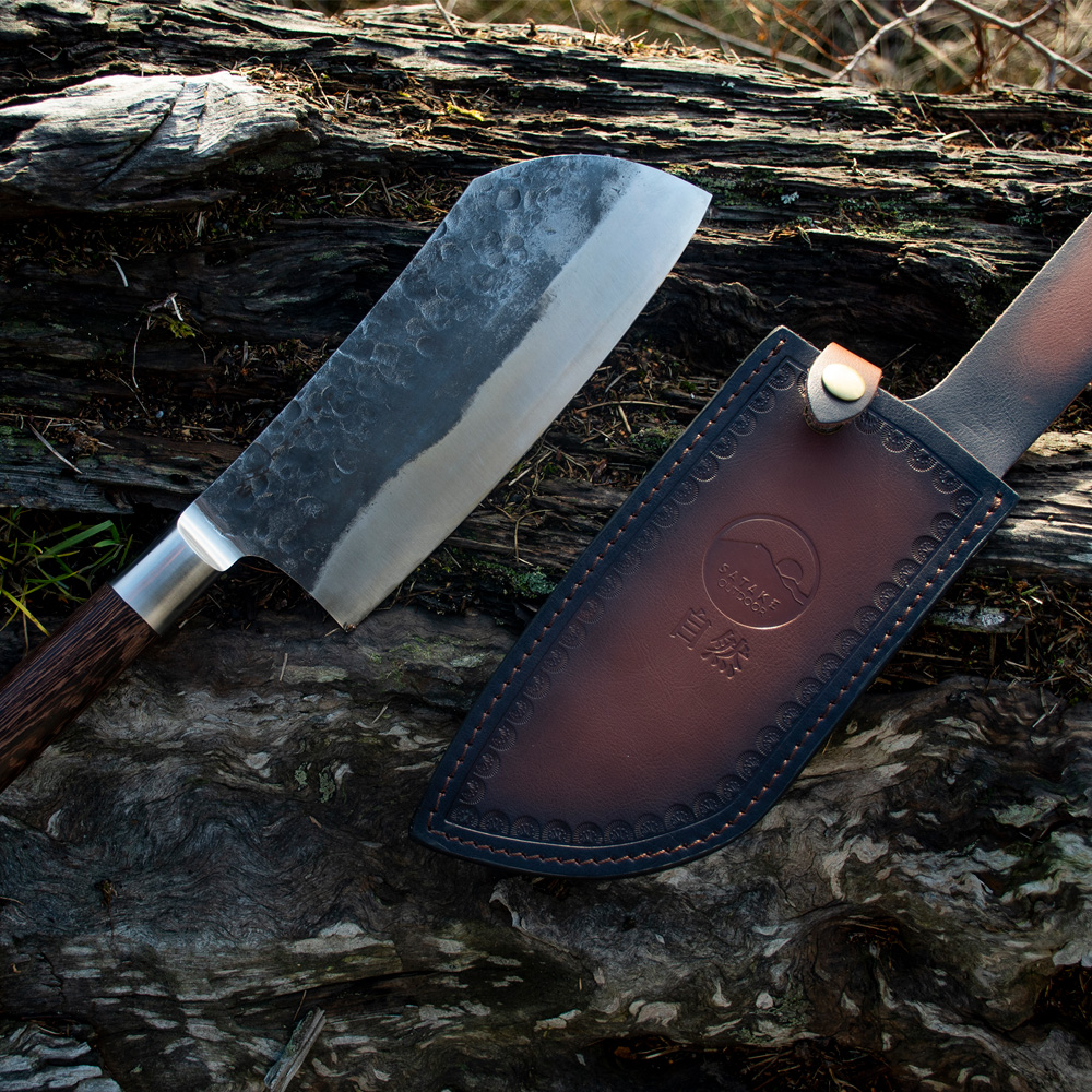 Kuro Mori med Saia/fodral 19,5 cm Rostfri