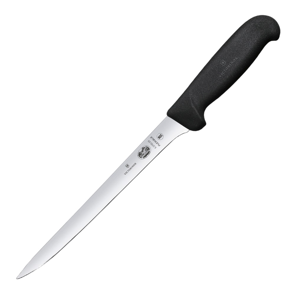Fibrox Filékniv Smalt blad 20 cm Svart