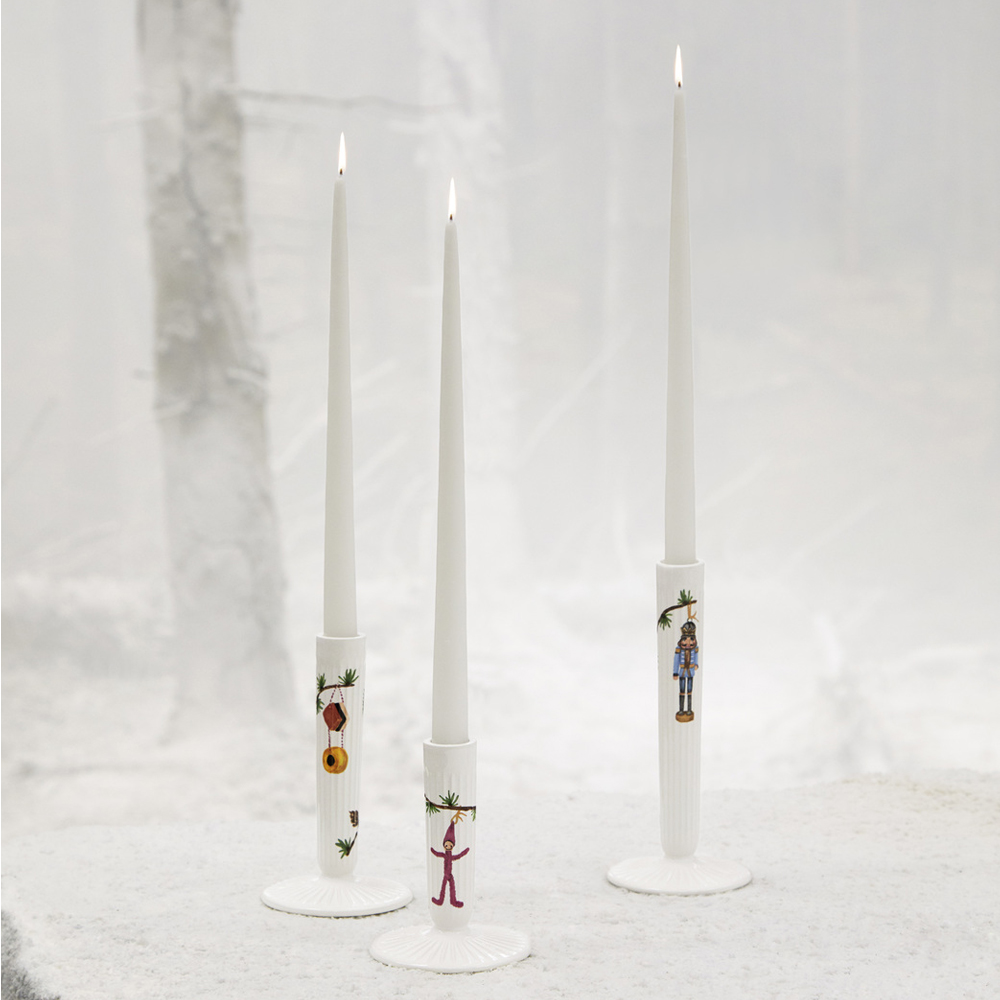 Hammersh?i Christmas Ljusstake 16 cm Vit