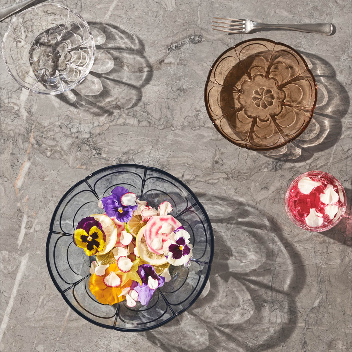 Lily Skål 23 cm Blue Iris