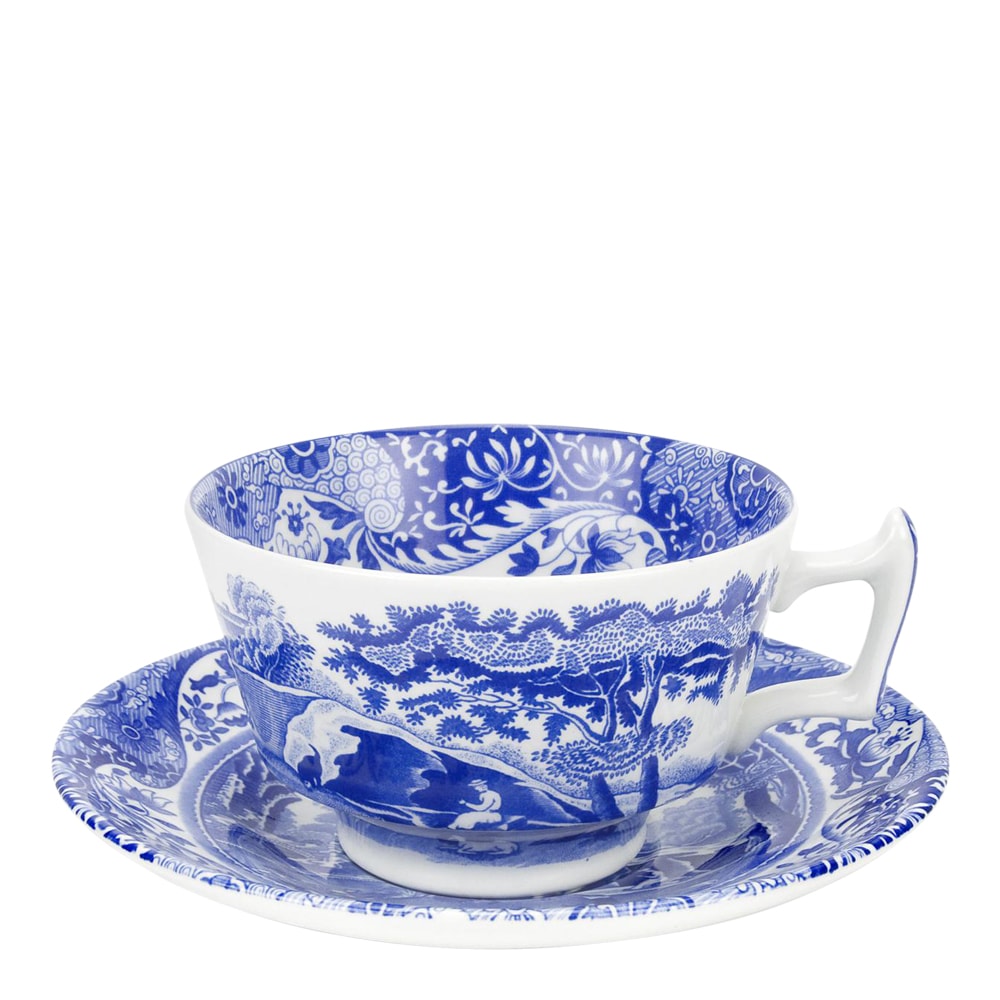 Blue Italian Tekopp med Fat 20 cl