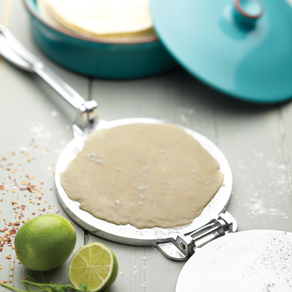 World of Flavours Tortillapress Grå