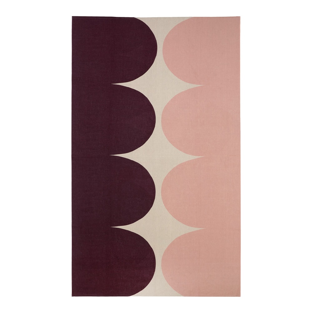 Härkä Duk 140x245 cm Brun/Rosa