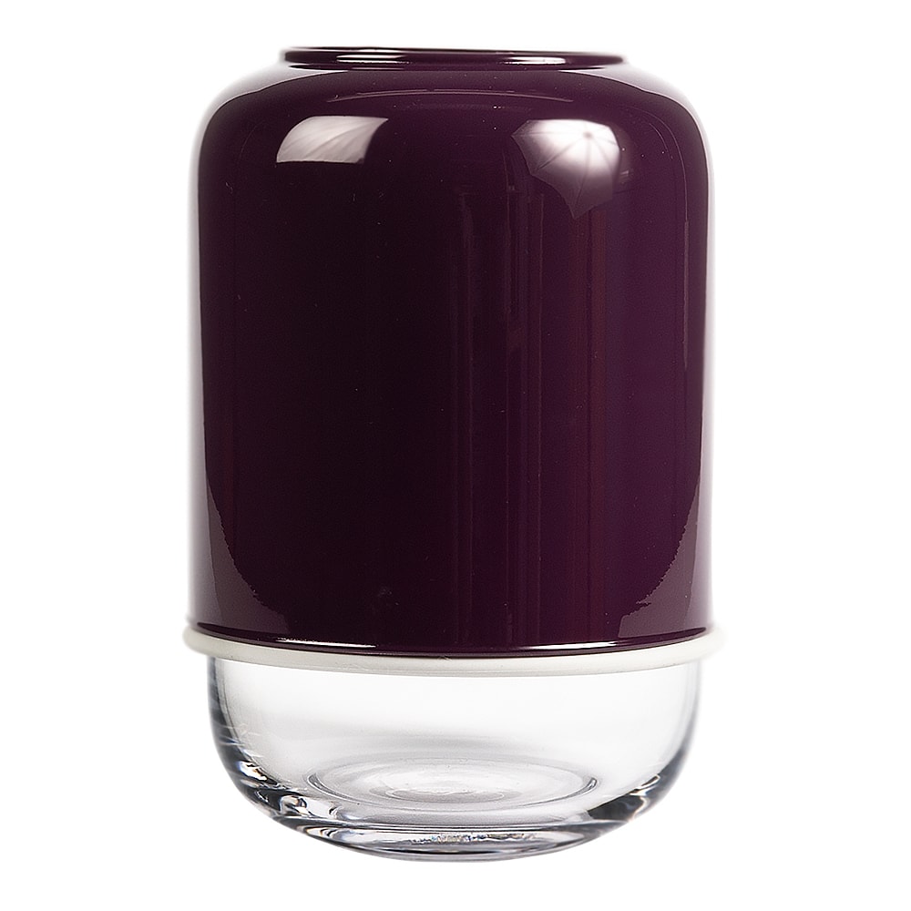Kapsel Justerbar Vas Glas Lila/Klar