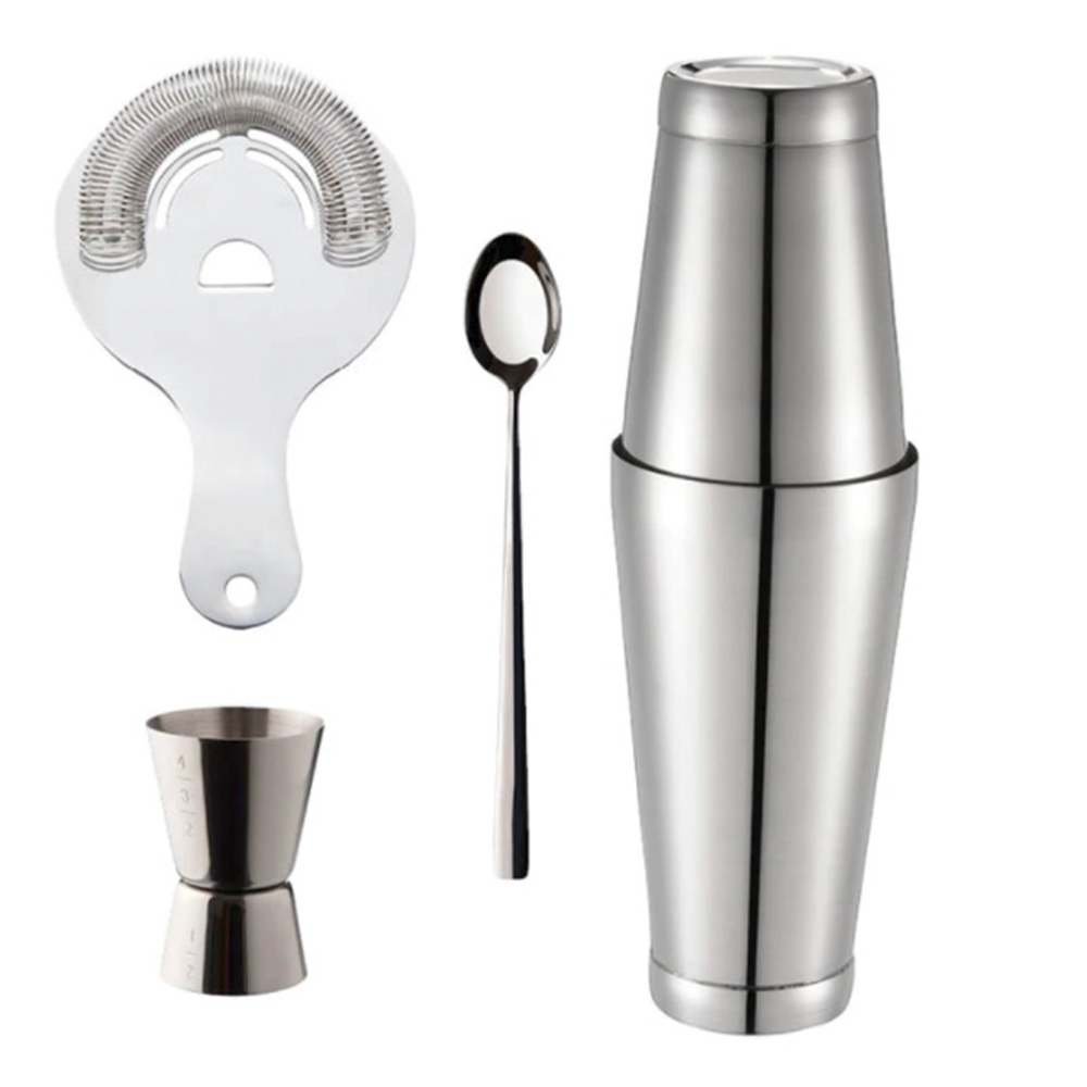 Bora Barset Bostonshaker 4 delar Rostfritt Stål