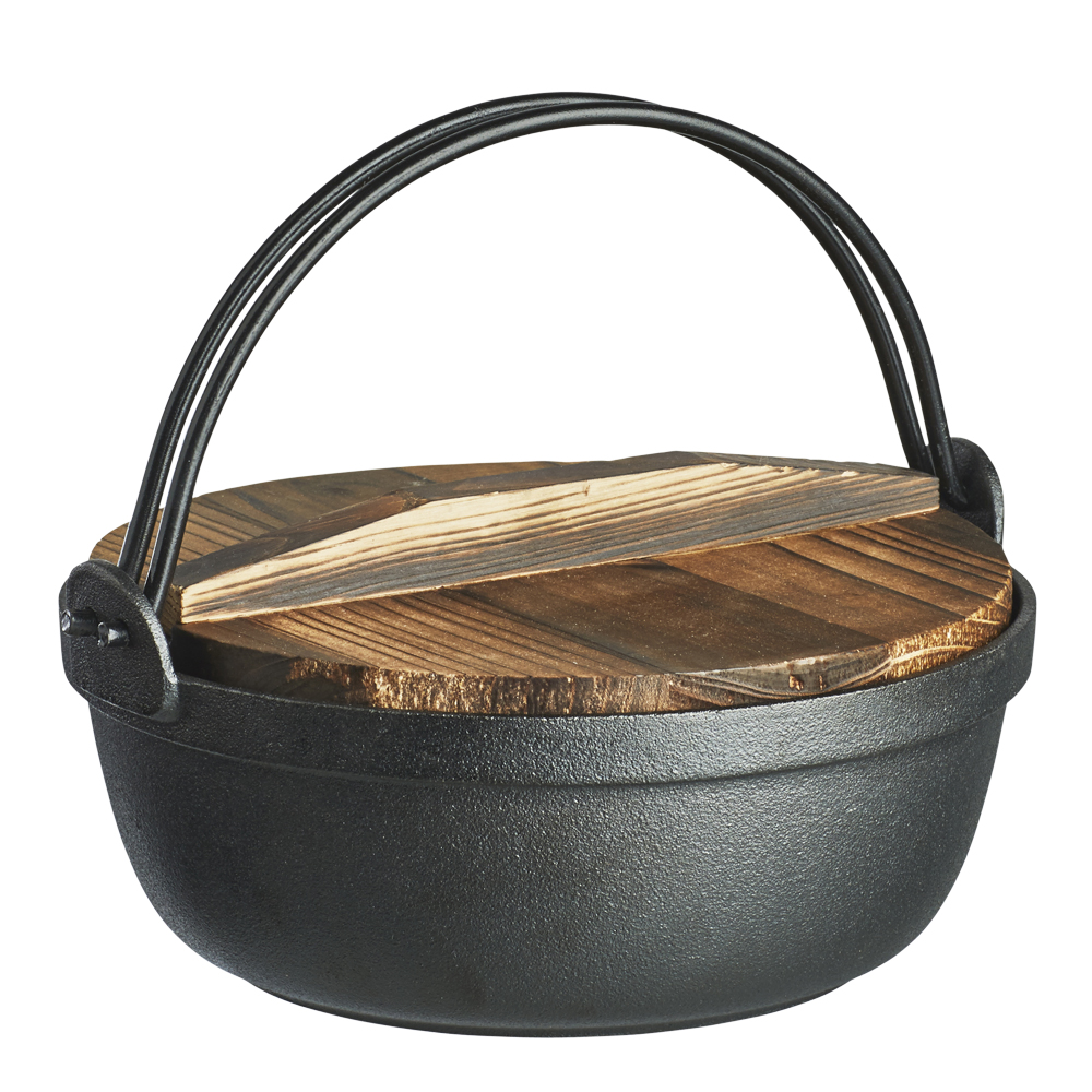 Nabe Gjutjärnsgryta med glaslock 1,8 L