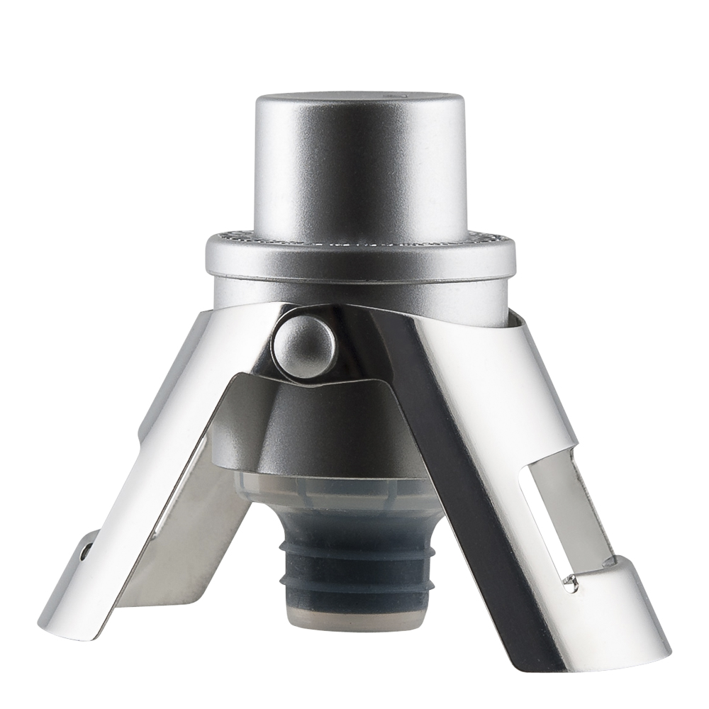 Champagneförslutare luftpump Silver