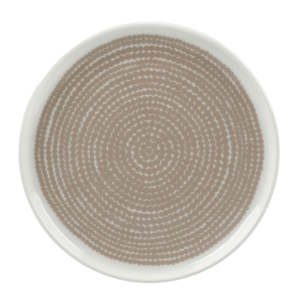Siirtolapuutarha Assiett 13,5 cm Vit/Beige