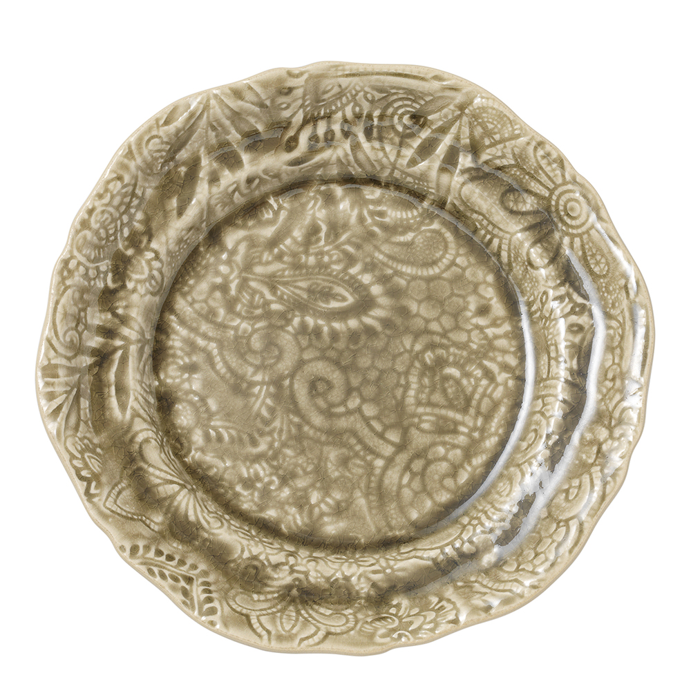 Arabesque Assiett 23 cm Sand