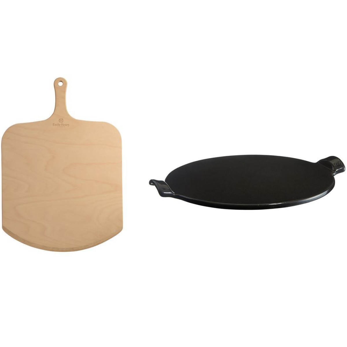 Pizzasten & Spade Svart