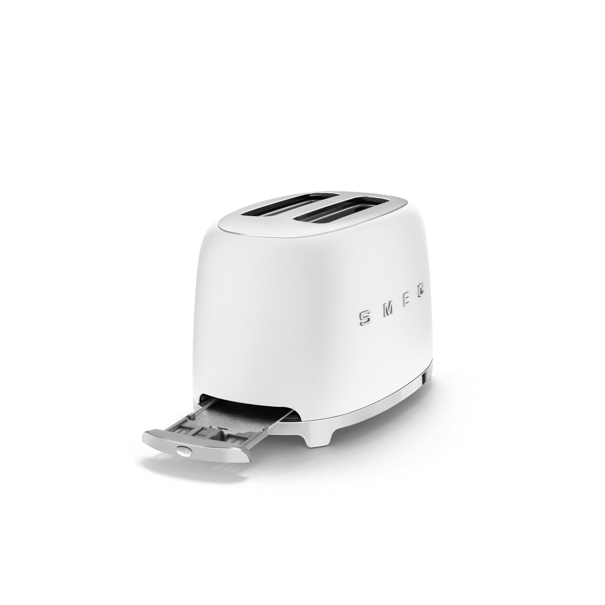 Smeg 50's Style Brödrost 2 skivor Matt Vit