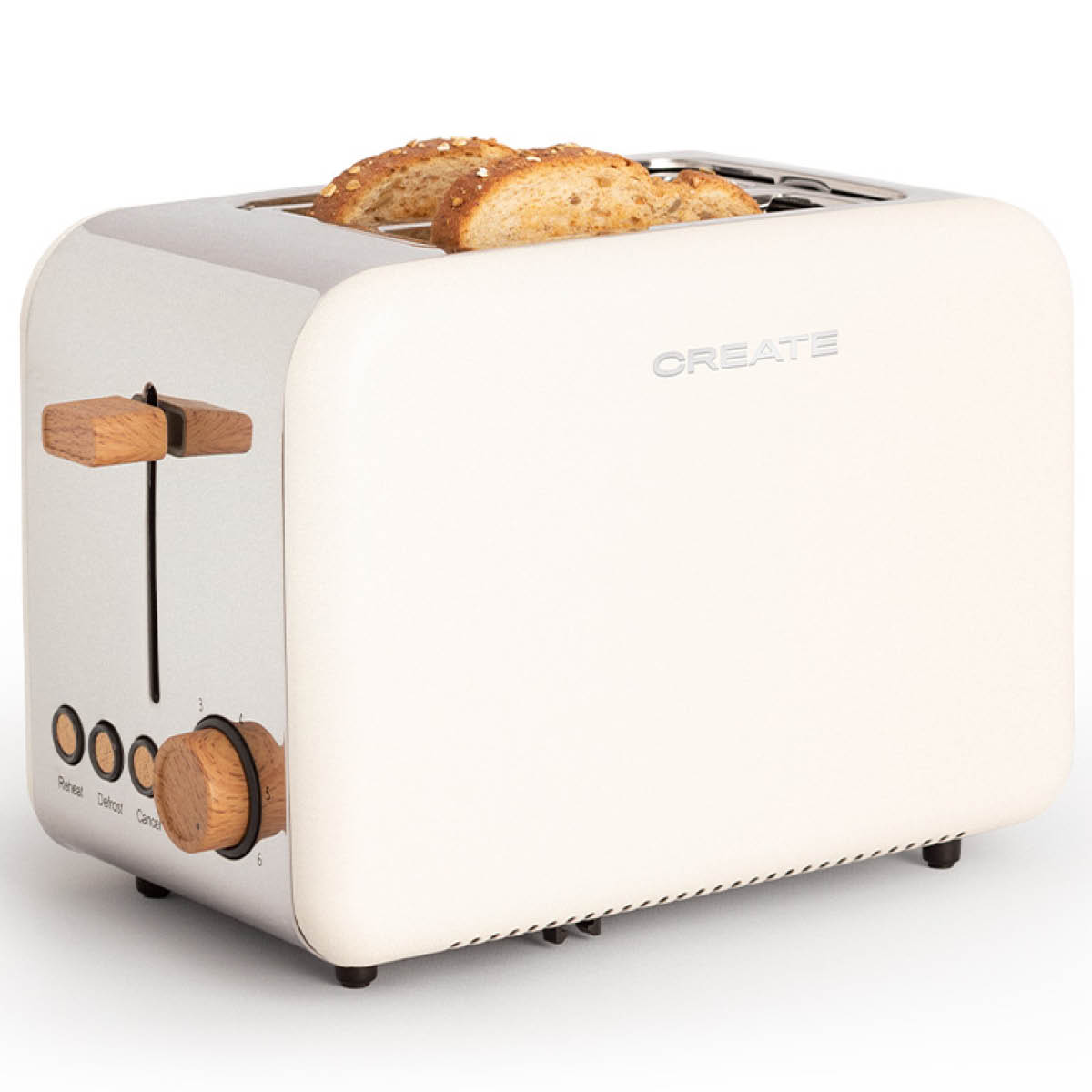 Toast Retro Brödrost Vit