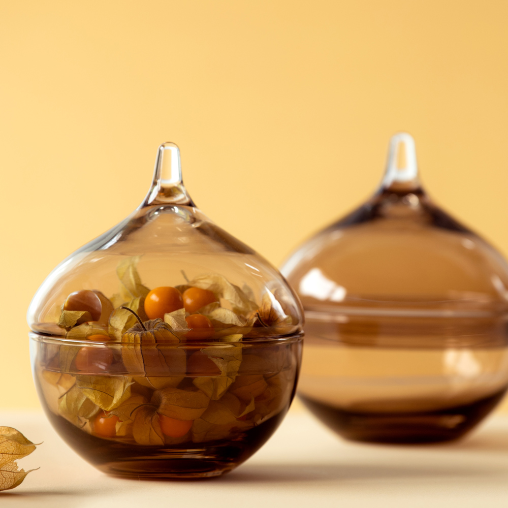 Drops Burk 13x16 cm Ljusbrun