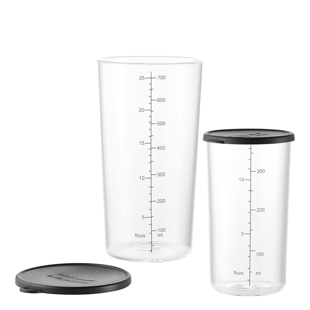 Bamix Mixbägare set m lock Klar