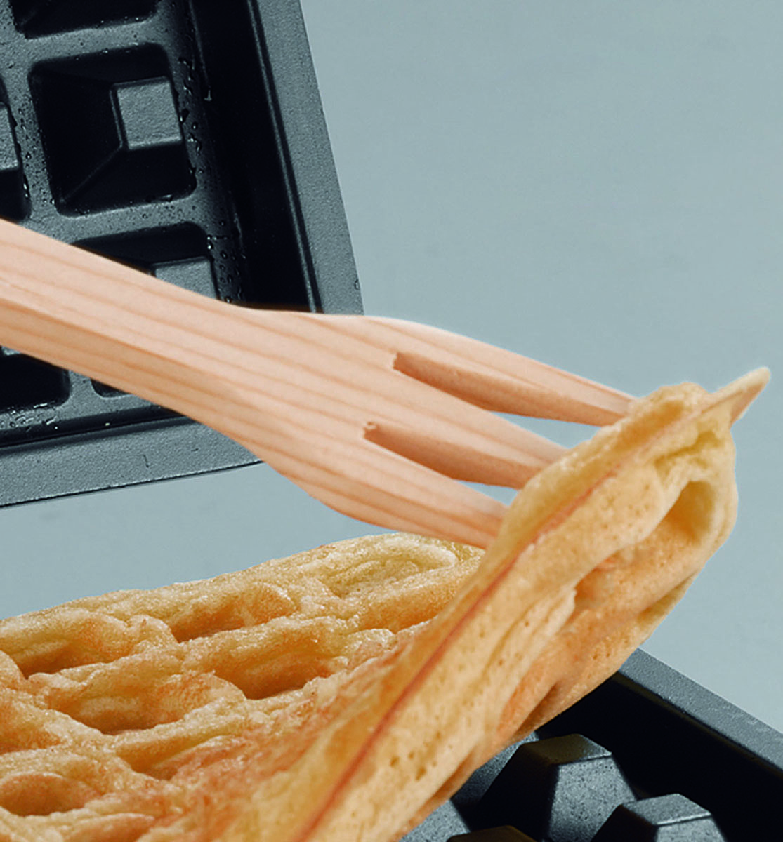 Belgiskt Våffeljärn För 2 Våfflor