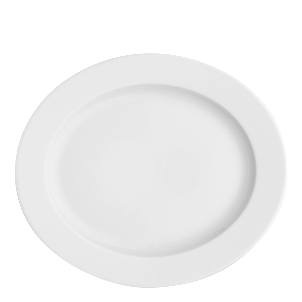 Eva Trio Legio Tallrik oval 31 cm Vit
