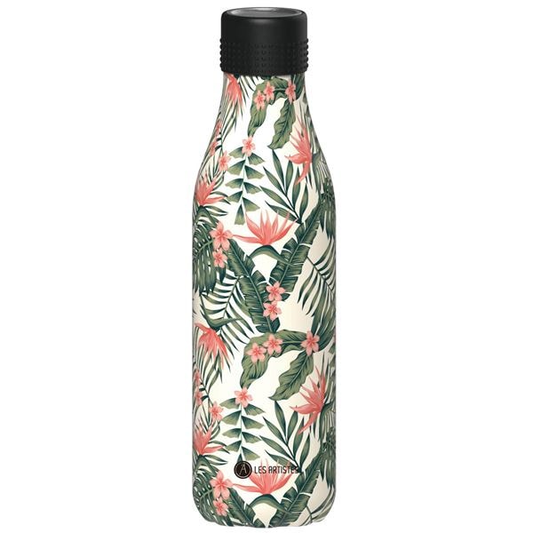 Bottle Up Termoflaska 50 cl Palmer/Rosa blommor