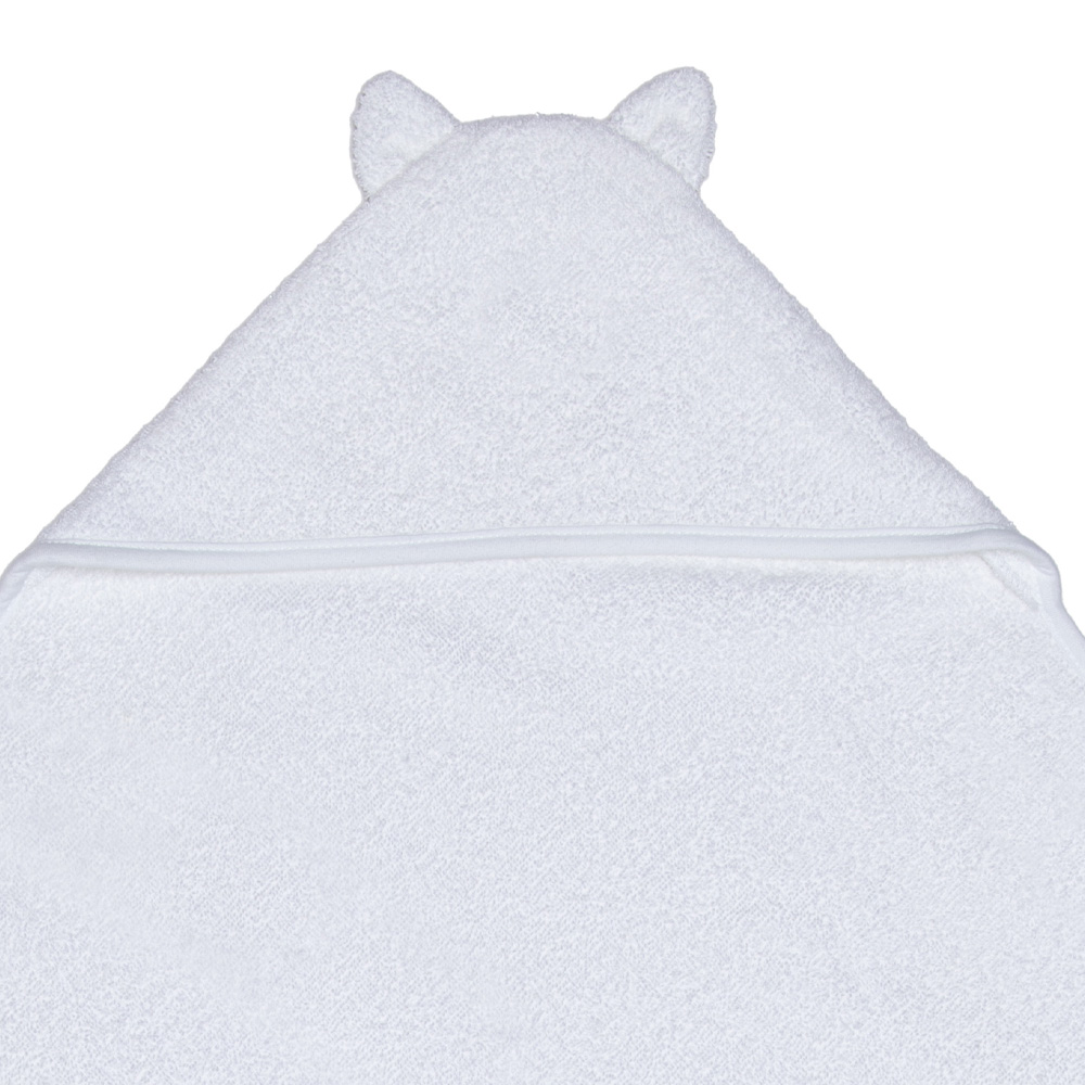 Mumin Badhandduk med Huva Vit